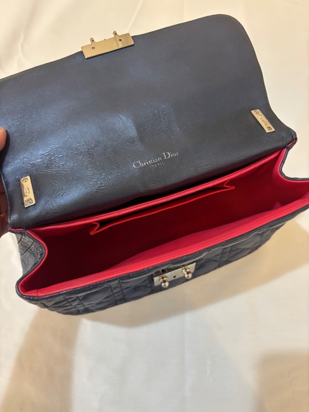 Christian Dior Miss Dior in Metallic Blue Pre-Owned - Picture 7 of 15